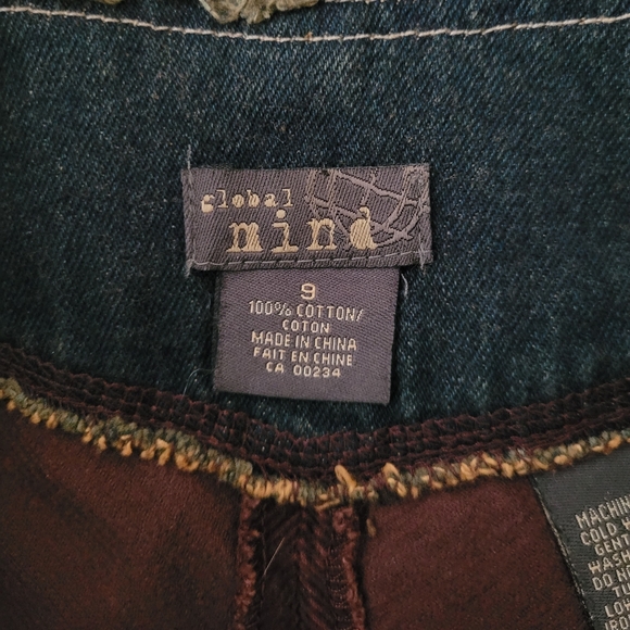 100% Cotton Patchwork Skirt size 29 - Picture 3 of 7